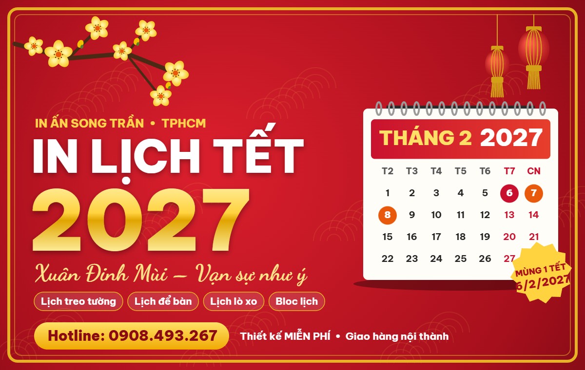 In Lịch Tết 2027